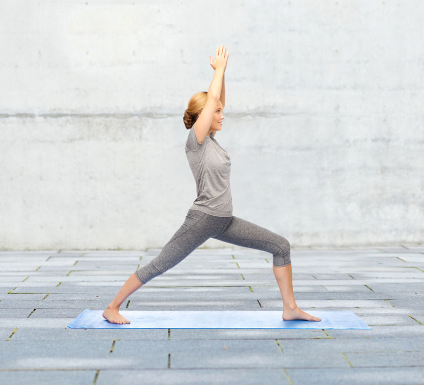 Hatha Yoga Warrior Pose for Beginners