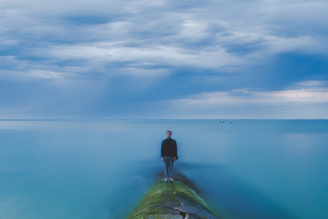 Blue in Hand Transforming Grief