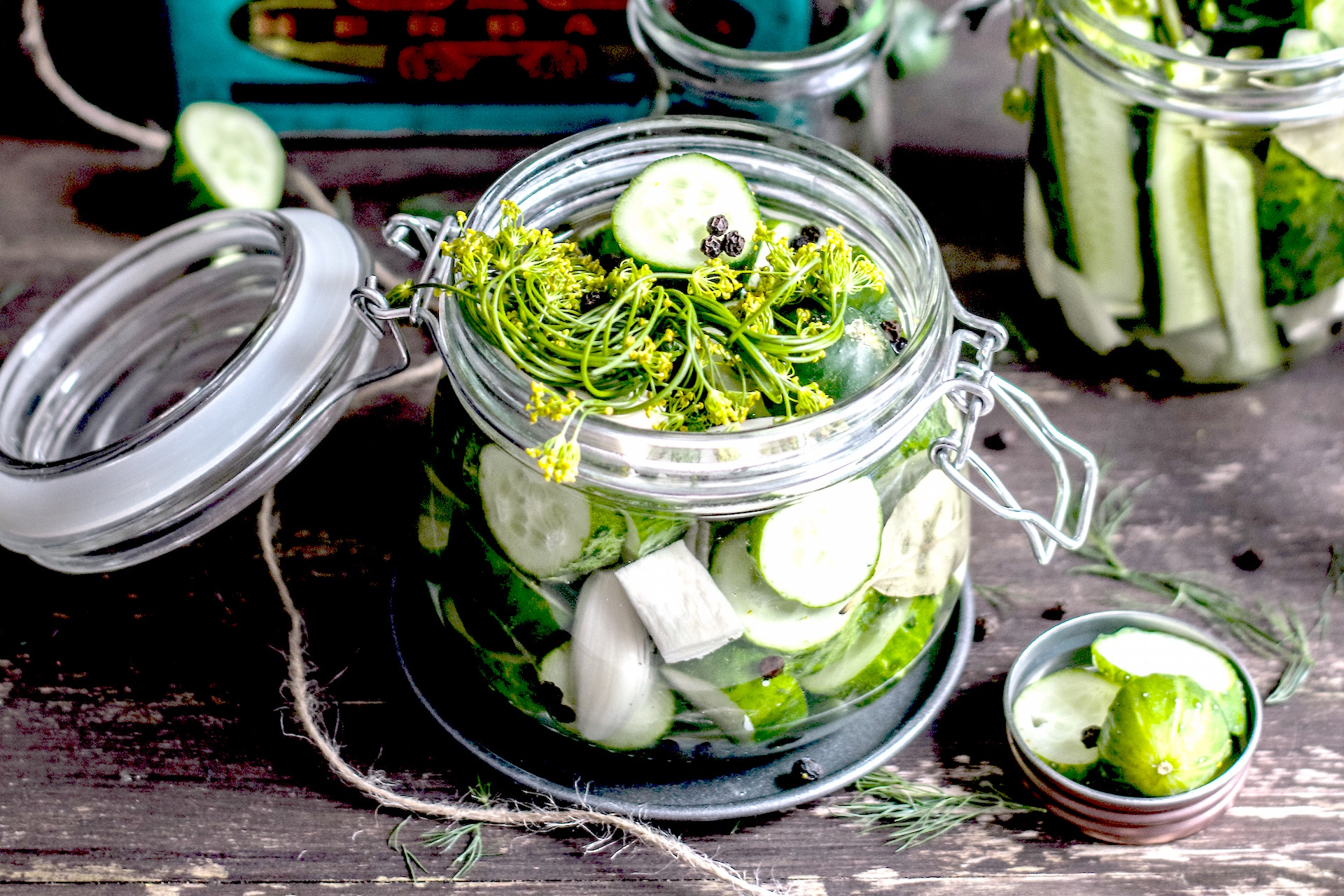 to go kit for your meals salad in glass jars